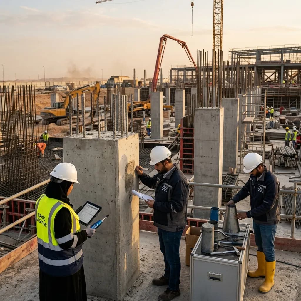 Civil Testing Services in Zuluf, Saudi Arabia
