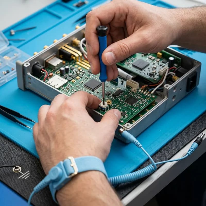 Adjustment stage in the our calibration process
