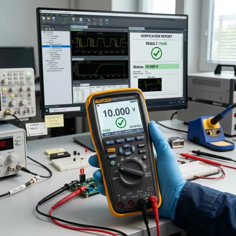 Verification stage in the our calibration process