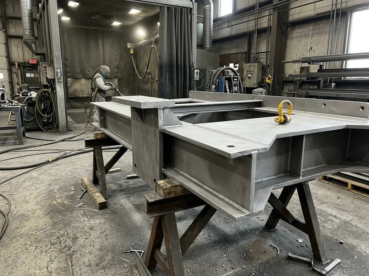 Equipment and Machinery Sandblasting in Haradh - Industrial machinery housing preparation