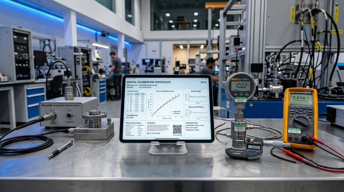 Benefits of Digital Calibration Certificates for Industrial Traceability