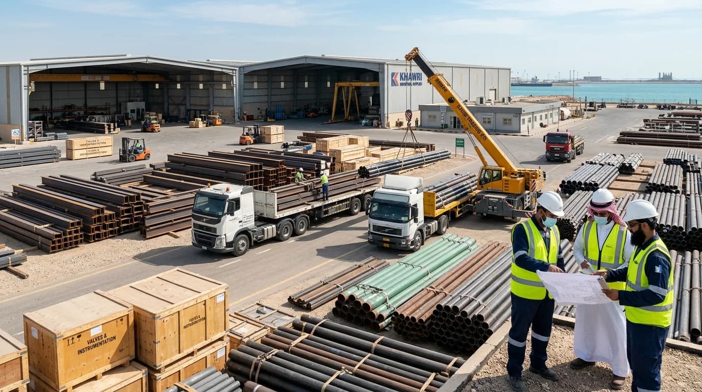 Material Trading Services in Khafji, Saudi Arabia - Industrial supplies and project materials