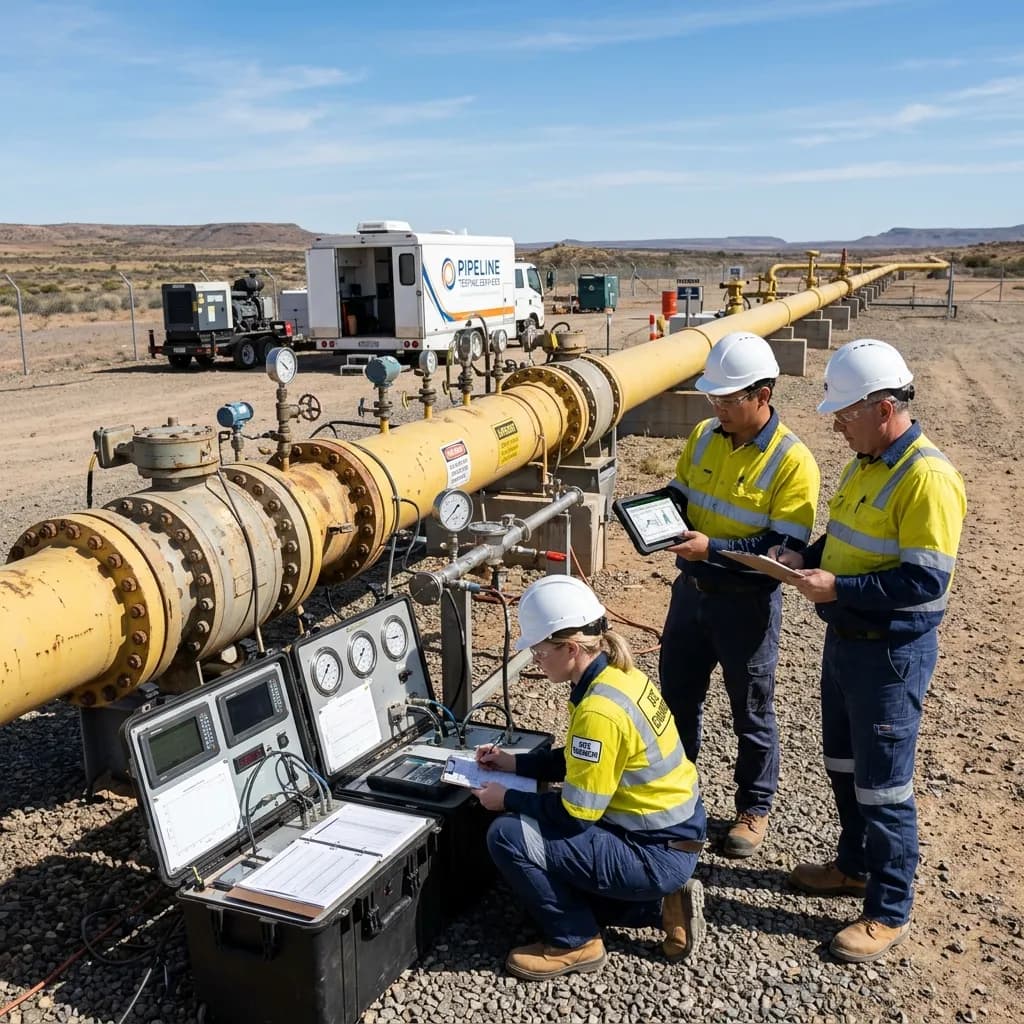 Pipeline Pressure Testing Khobar for Oil & Gas and Infrastructure Safety