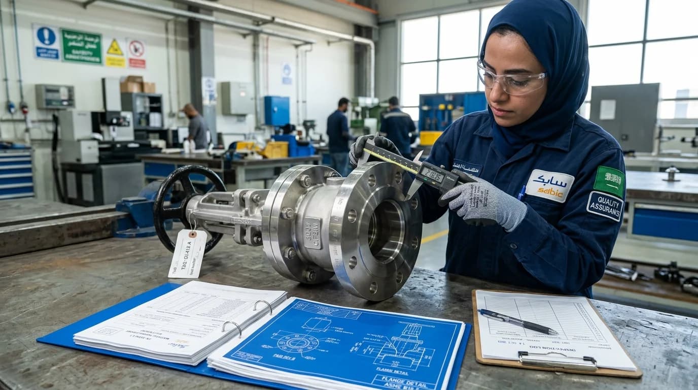 Quality Considerations in Material Procurement - Dimensional check, material testing, and documentation review