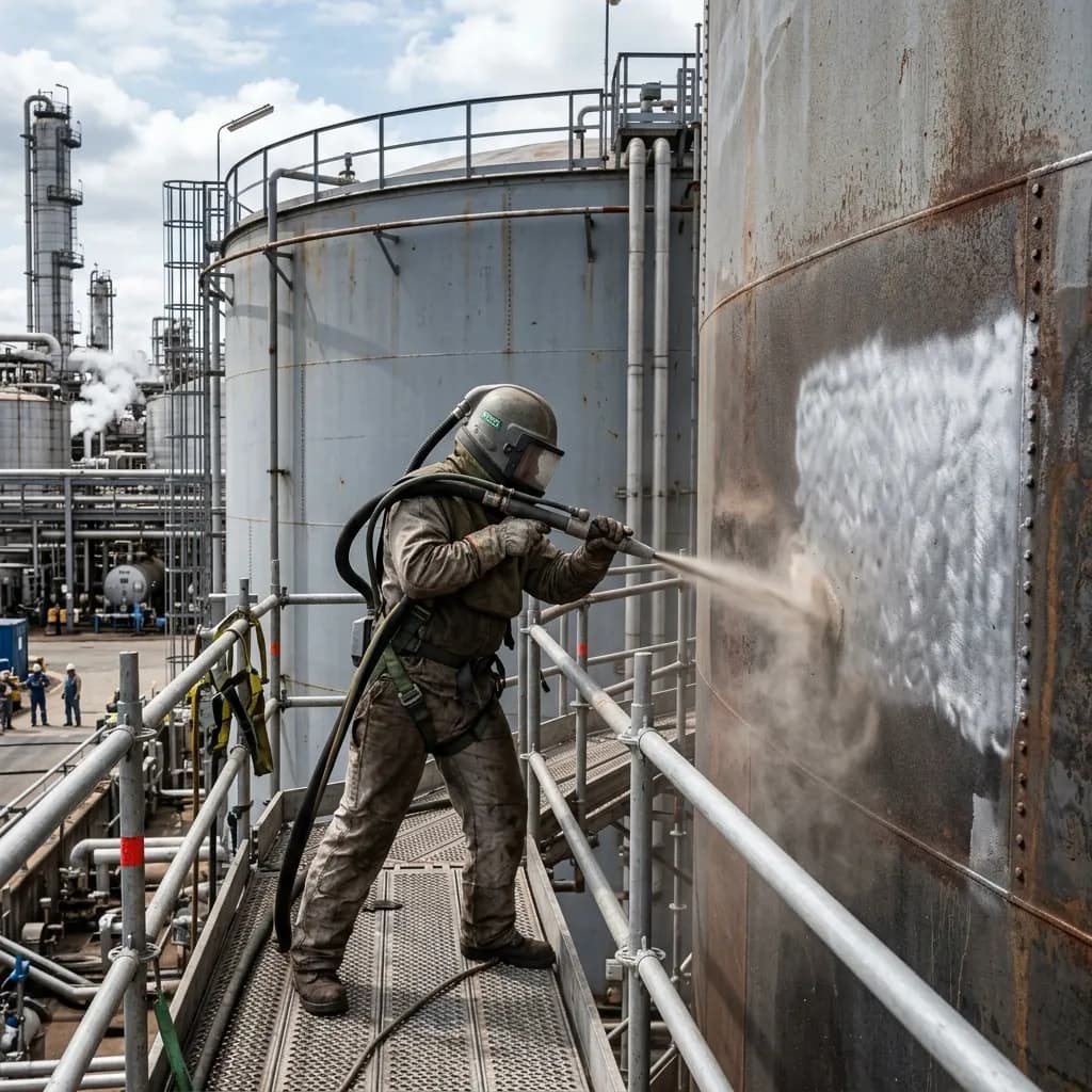 Storage Tank Sandblasting in Hafar Al Batin